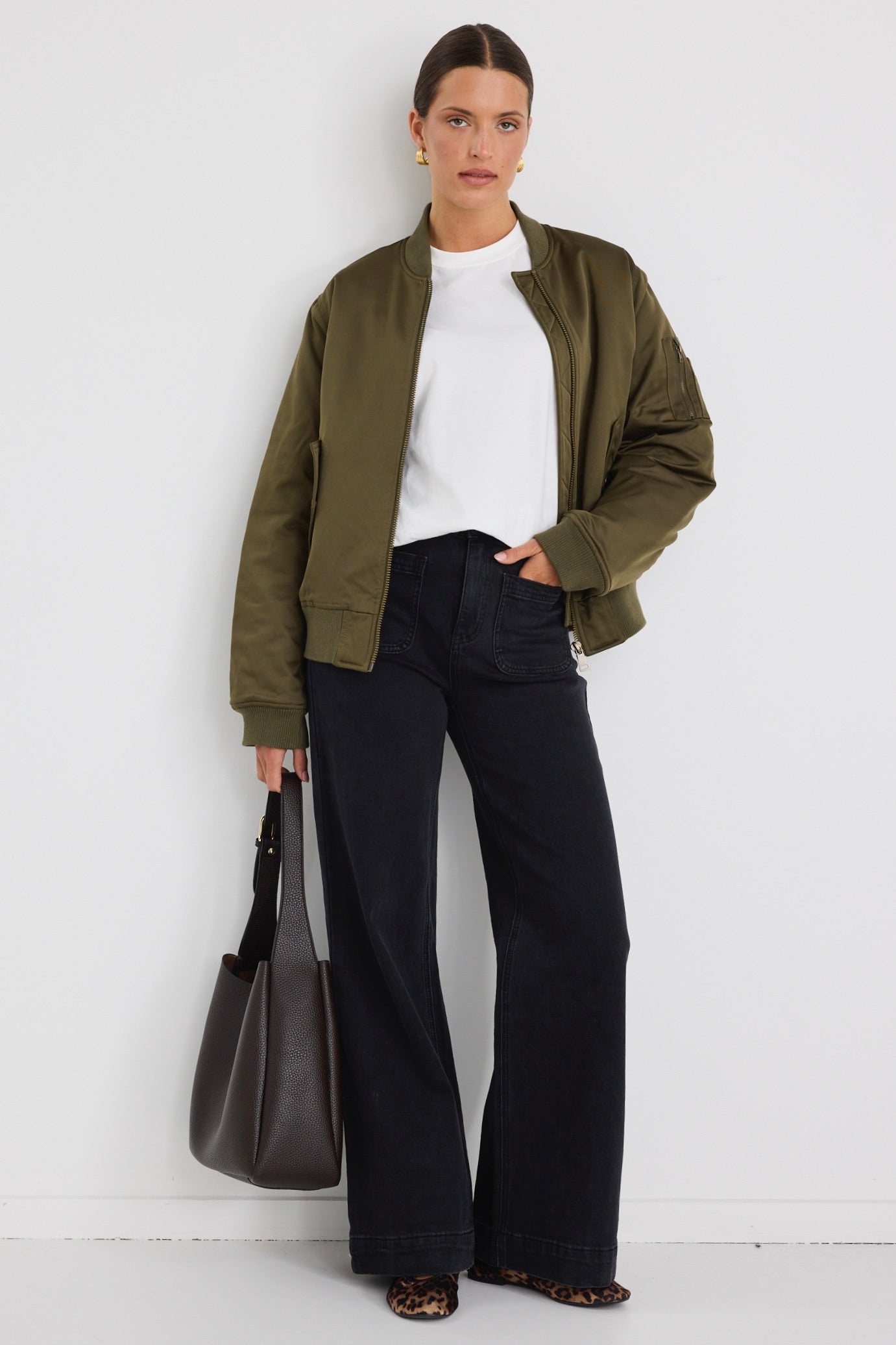 Men's Aviation Khaki MA-1 Bomber Jacket - Lightweight Military Flight Jacket for Casual Wear & Outdoor Activities