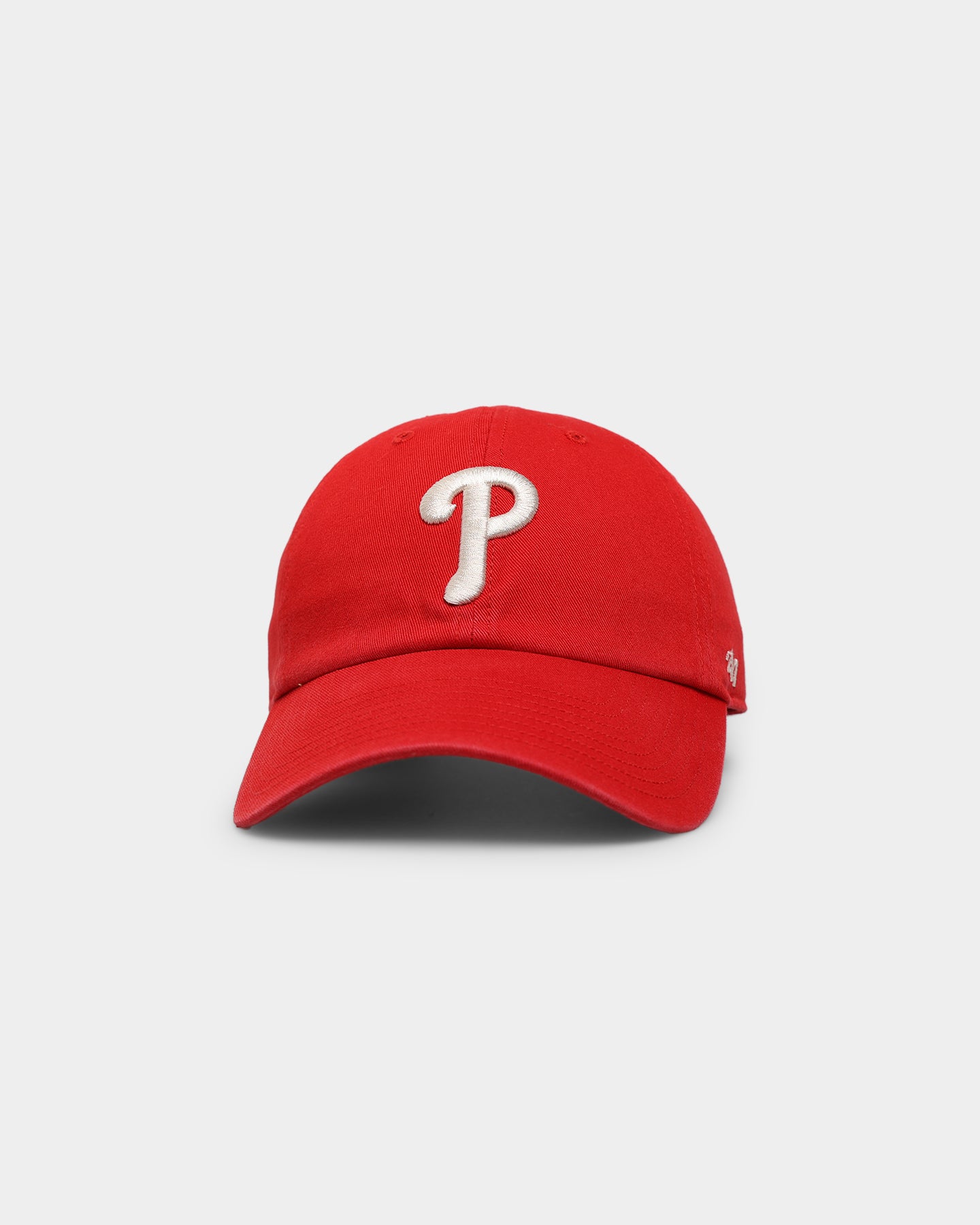 47 Brand Philadelphia Phillies 'Red Chili' Adjustable Strapback Hat - Red/Natural - Perfect for Baseball Games, Casual Wear & Fan Gear