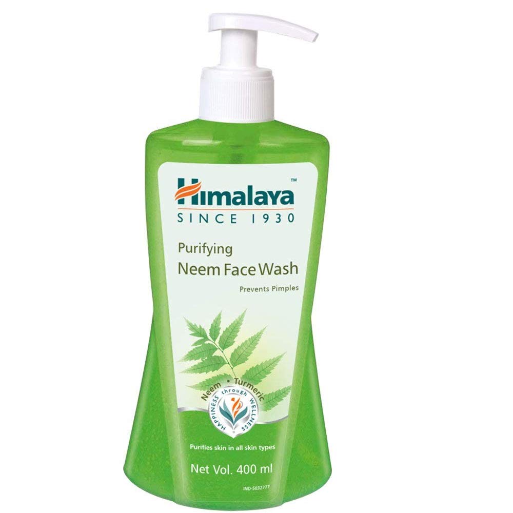 Himalaya Herbals Purifying Neem Face Wash for Acne & Oily Skin - 300ml & 400ml Options - Deep Cleansing, Oil Control & Pore Minimizing - Daily Skincare Routine for Clear, Healthy Skin