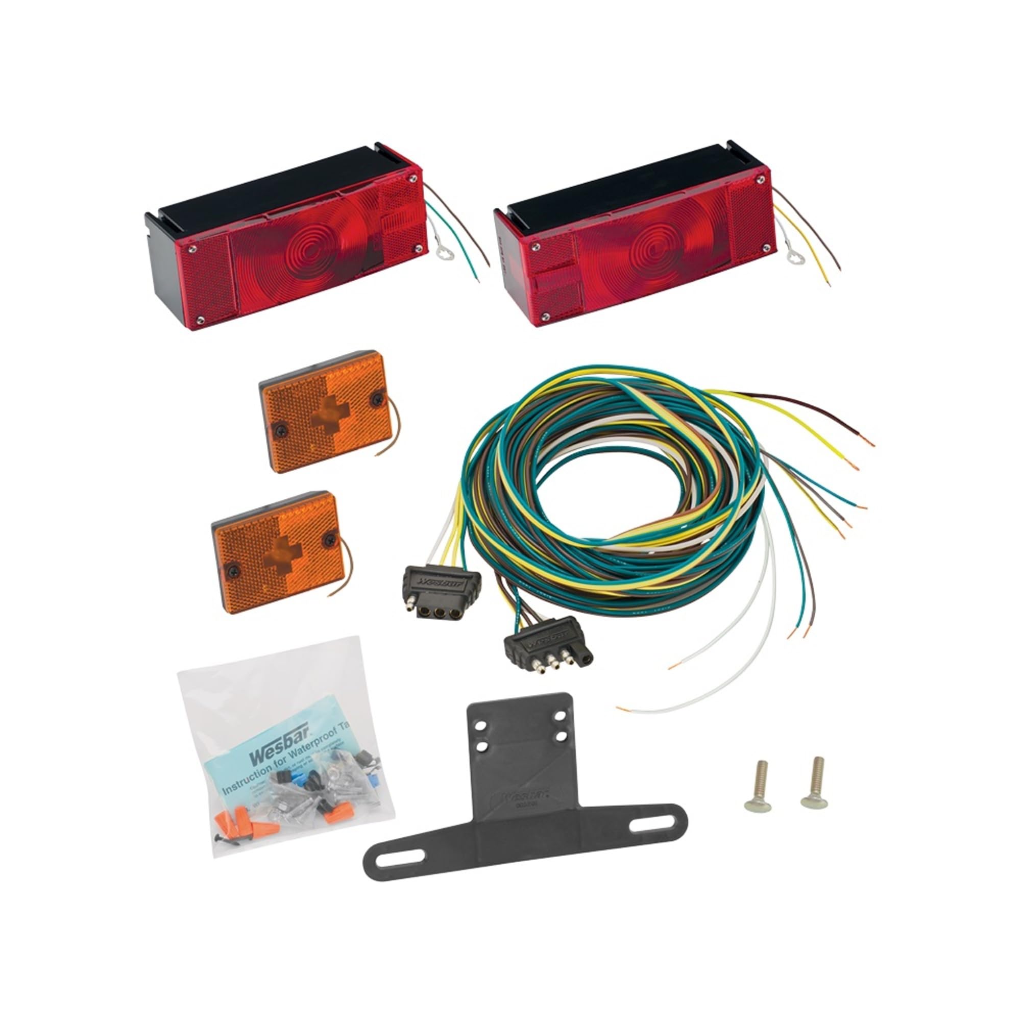 BARGMAN 007509 Waterproof Low Profile LED Tail Light for Trucks, Trailers & Boats - Durable, Bright & Weather-Resistant for Safe Night Driving & Towing