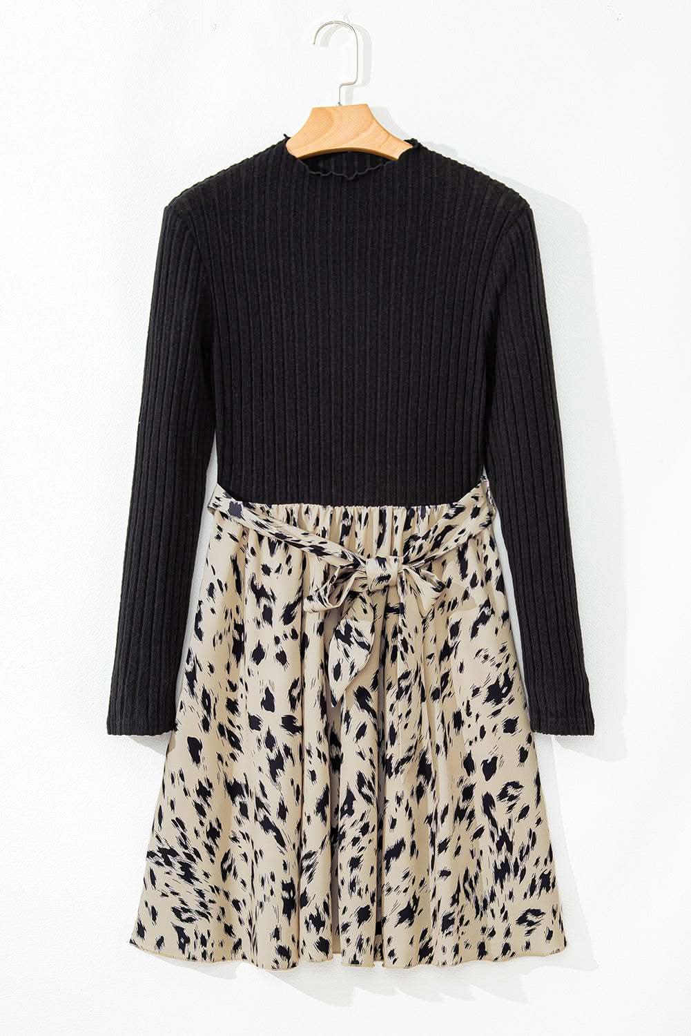 Elegant Black Belted A-Line Dress for Women - Perfect for Office, Party & Special Occasions
