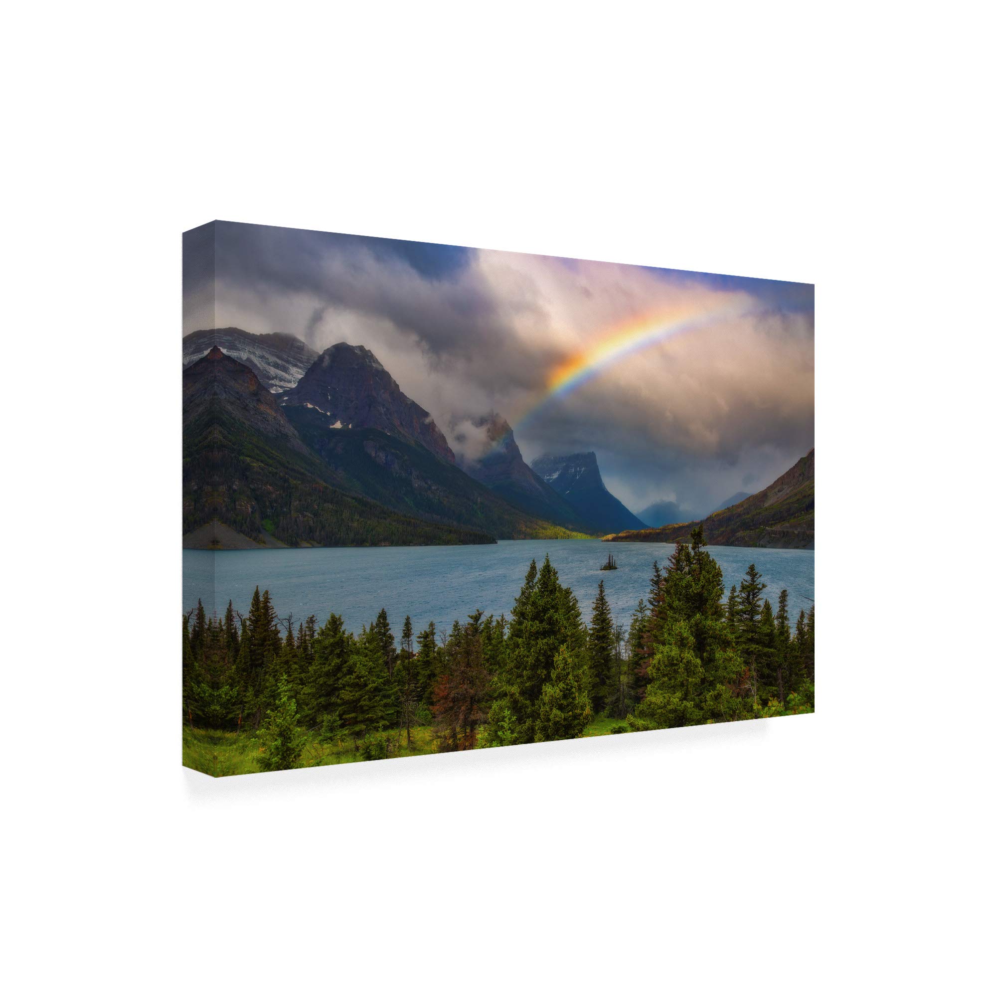 Darren White Photography Glacier Rainbow Fine Art Print 30x47 - Stunning Wall Decor for Living Room, Bedroom & Office