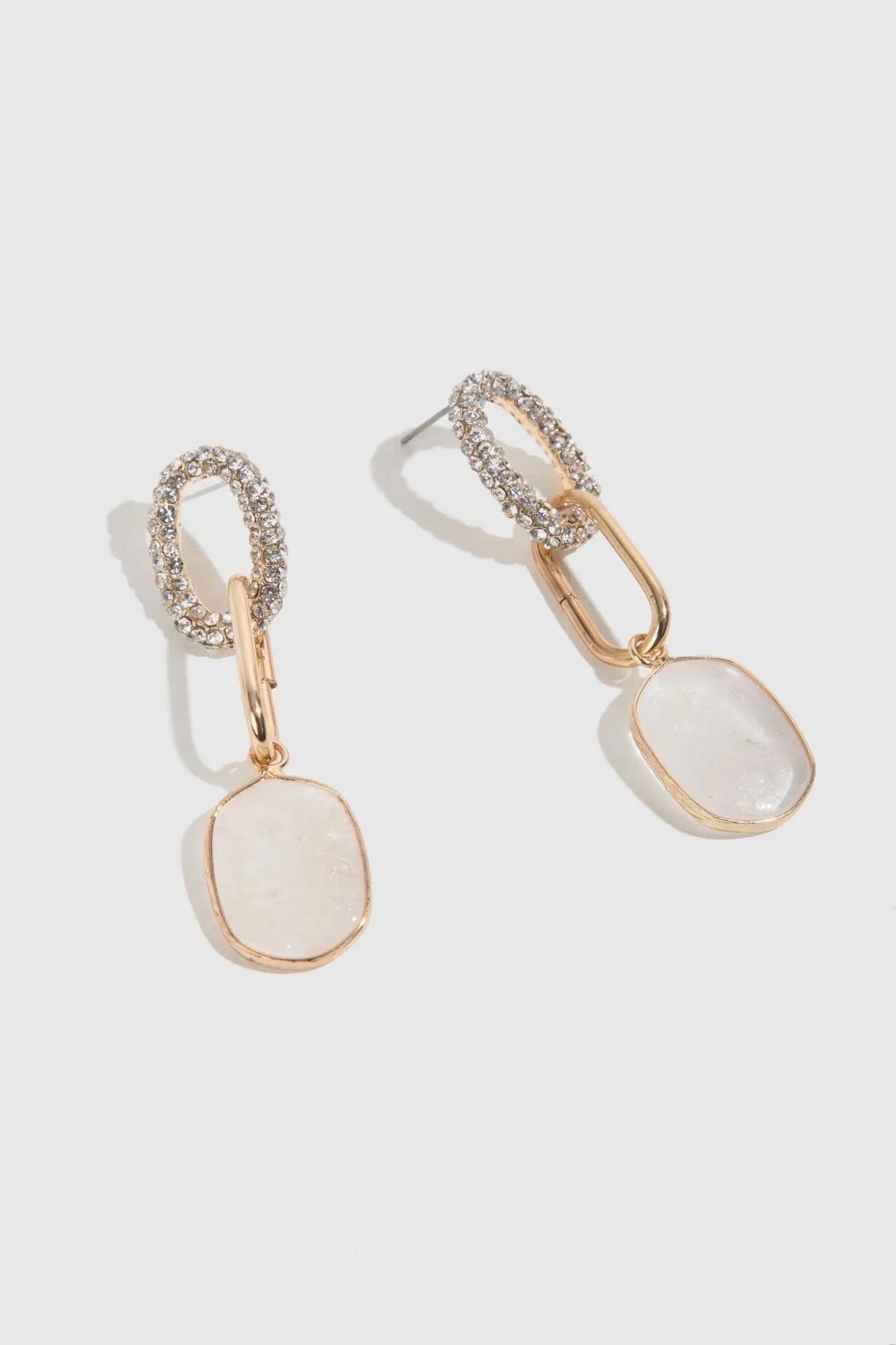 Estella Stone Dangle Earrings for Women - Elegant Bohemian Jewelry for Party, Wedding & Everyday Wear