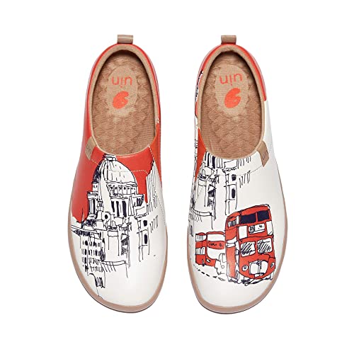 UIN Women's Slip-On Walking Shoes - Lightweight Travel Loafers with Microfiber Upper, Comfortable Casual Sneakers for Women | Perfect for Travel, Work & Everyday Wear