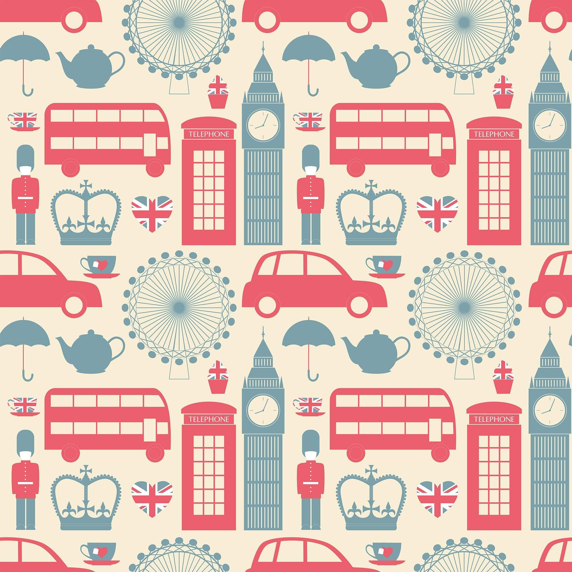 Blue and White Travel Themed Peel and Stick Removable Wallpaper 6210 - Self-Adhesive Decorative Wall Covering for Bedroom, Living Room & Office Decor