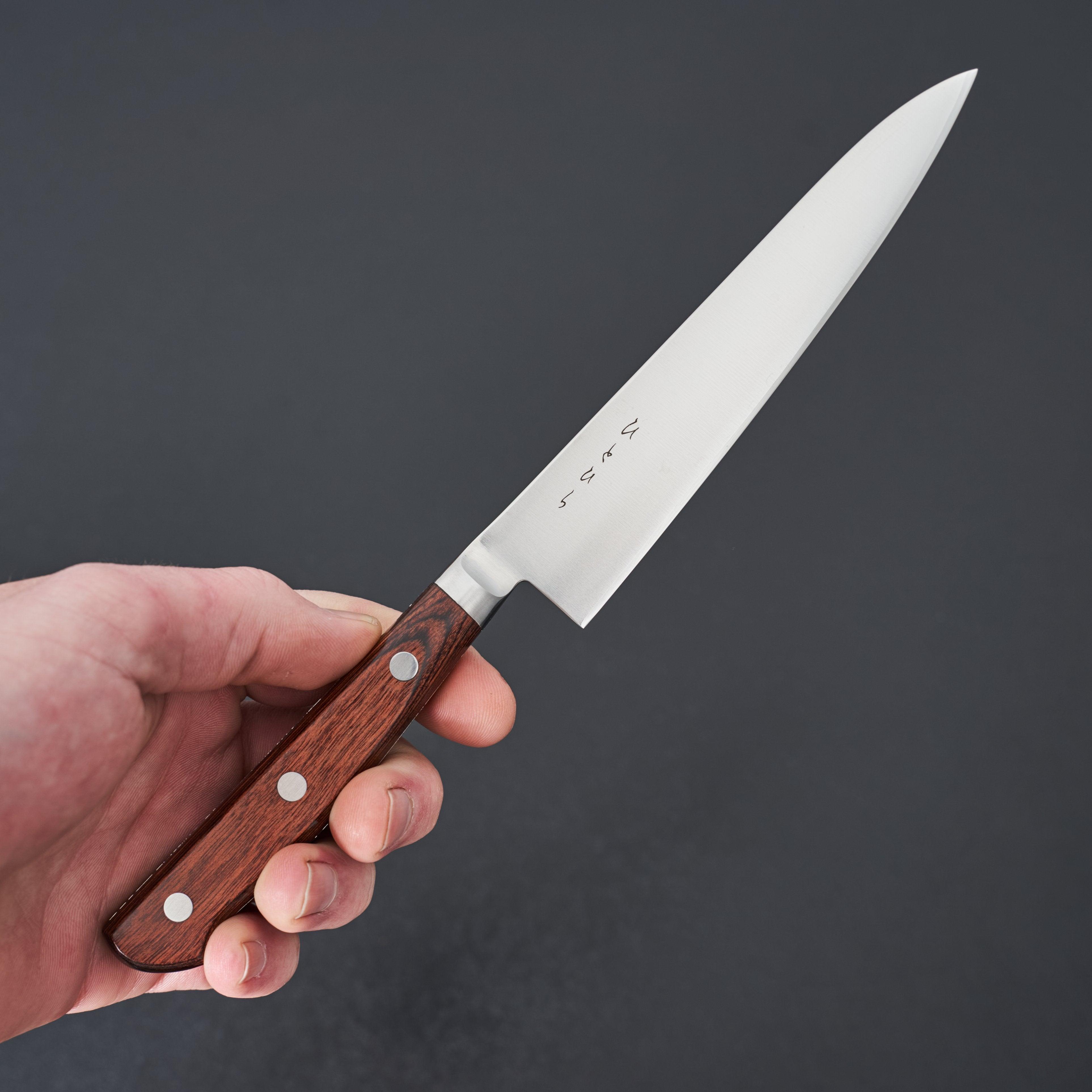 Hitohira KH Western Stainless Steel Petty Knife 150mm (6 Inch) - Professional Japanese Kitchen Knife for Precise Slicing, Peeling & Garnishing - Perfect for Chefs, Home Cooks & Culinary Enthusiasts
