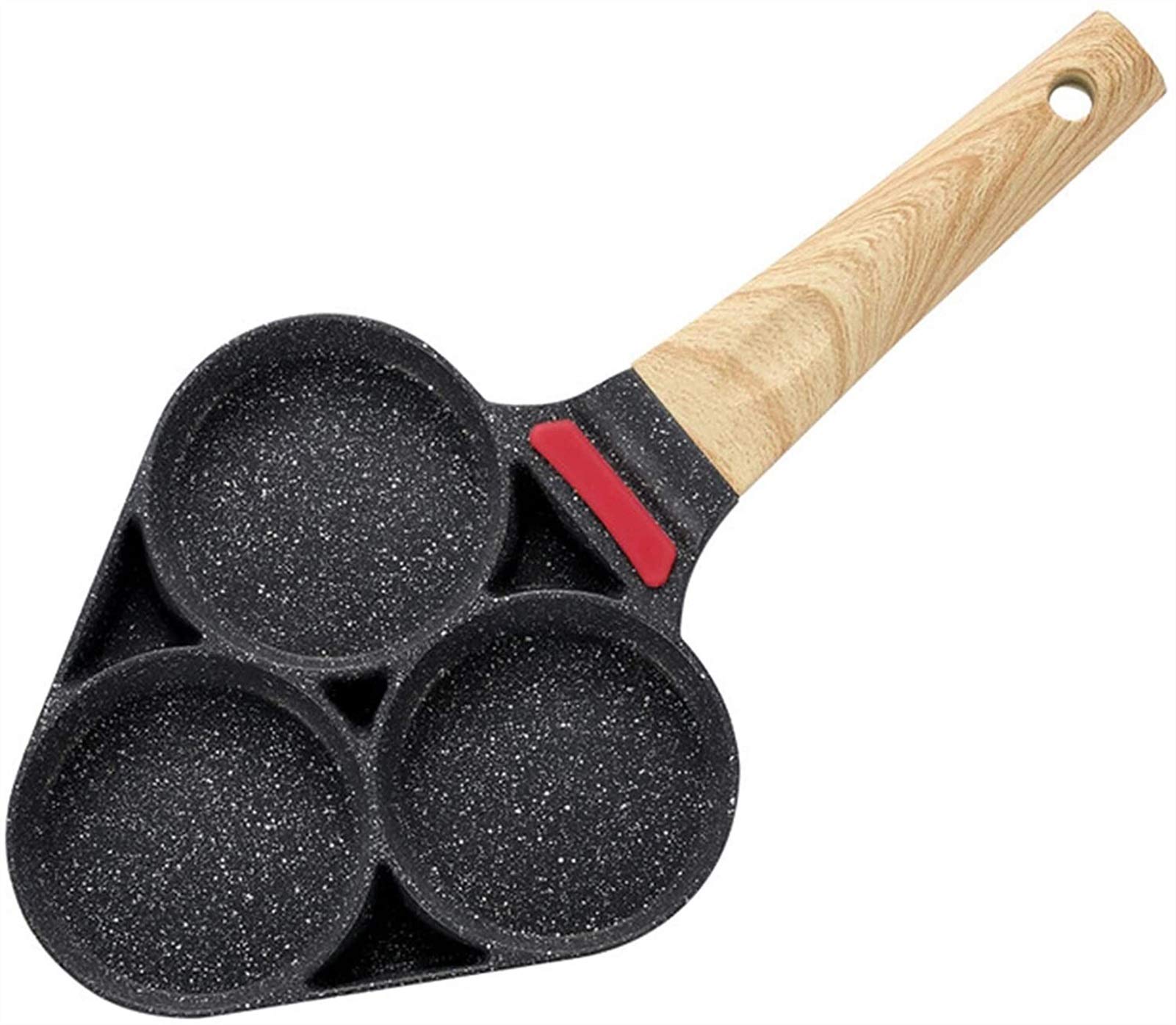 **MIAOMSI 3-Hole Non-Stick Omelette Pan – Multifunctional Egg, Burger & Pancake Cookware – Perfect for Breakfast, Baking & Kitchen Cooking**    *(Ideal for Omelettes, Pancakes, Burgers & Quick Breakfast Meals)*