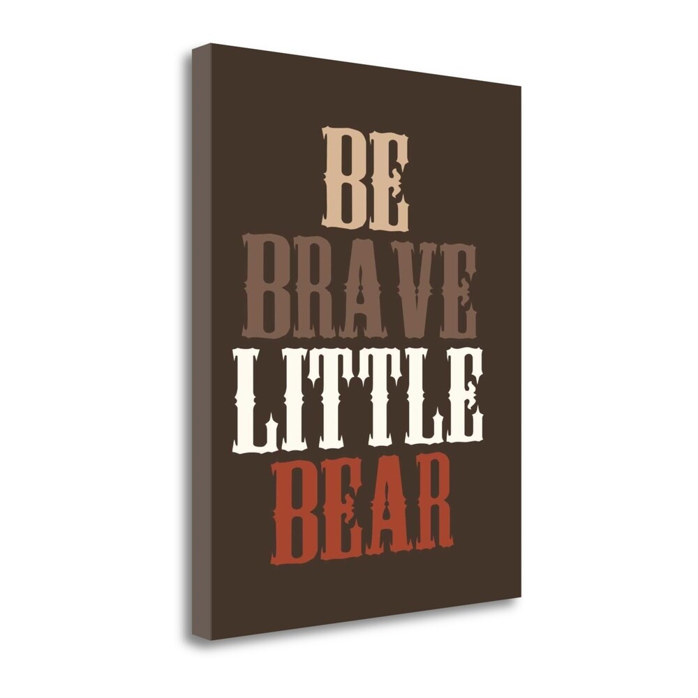 Be Brave By Tamara Robinson - Premium Giclee Art Print on Gallery Wrapped Canvas - Ready to Hang Wall Decor - Perfect for Living Room, Bedroom & Office Inspiration