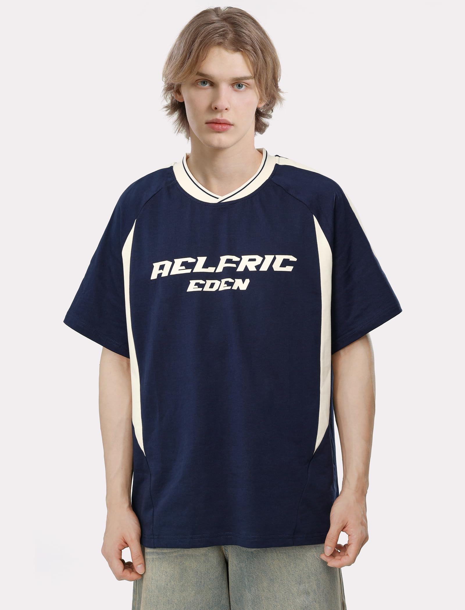 Aelfric Eden Y2K Graphic Tees - Men's Oversized T-Shirt, Streetwear Racing Shirt, Unisex Casual Summer Top for Urban Fashion & Street Style Outfits