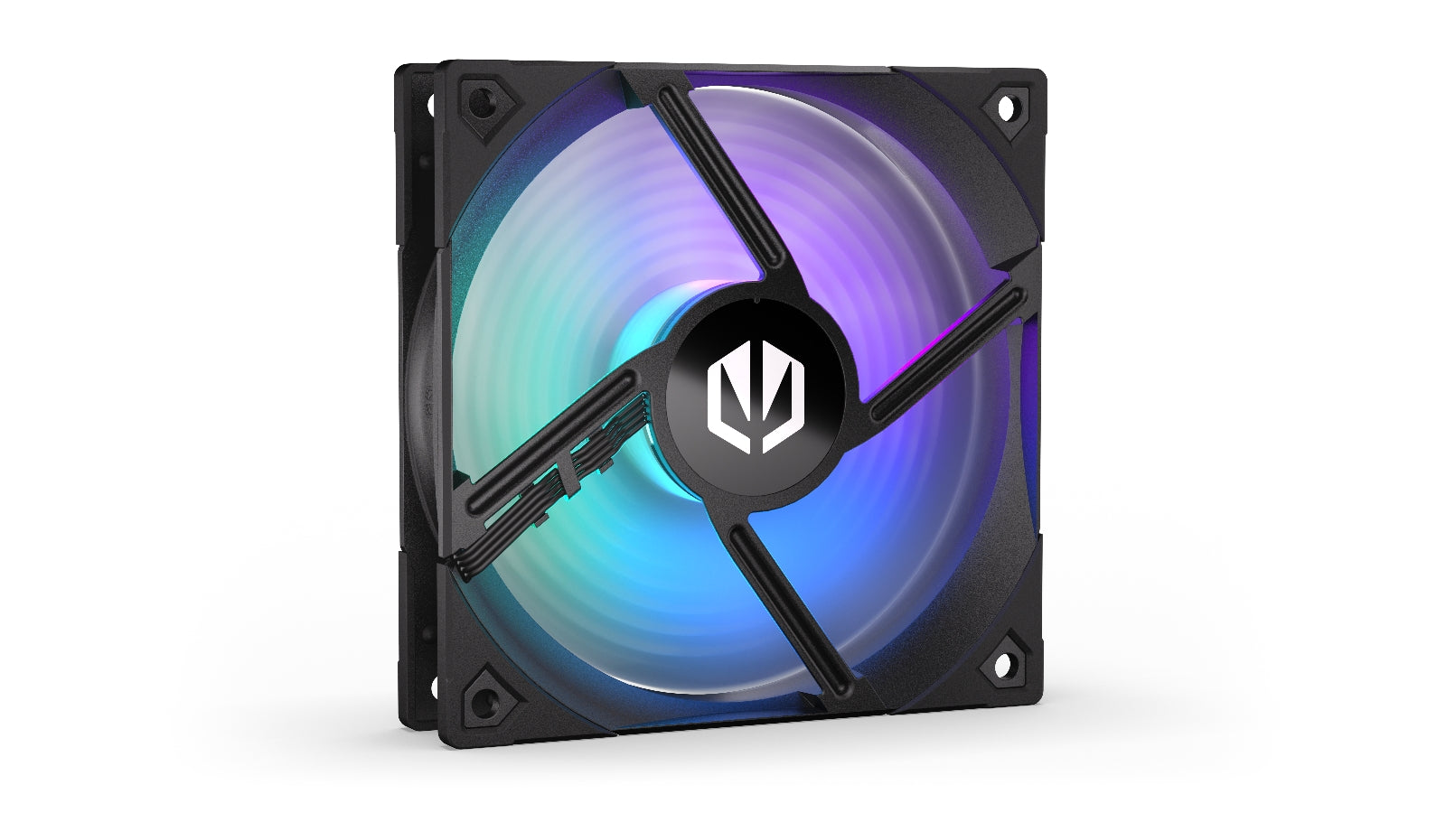 Endorfy Fluctus 120 PWM ARGB PC Cooling Fan - 120mm RGB Case Fan with PWM Control & Vibrant Lighting (EY4A002) for Gaming PC, Workstation, and Custom PC Builds