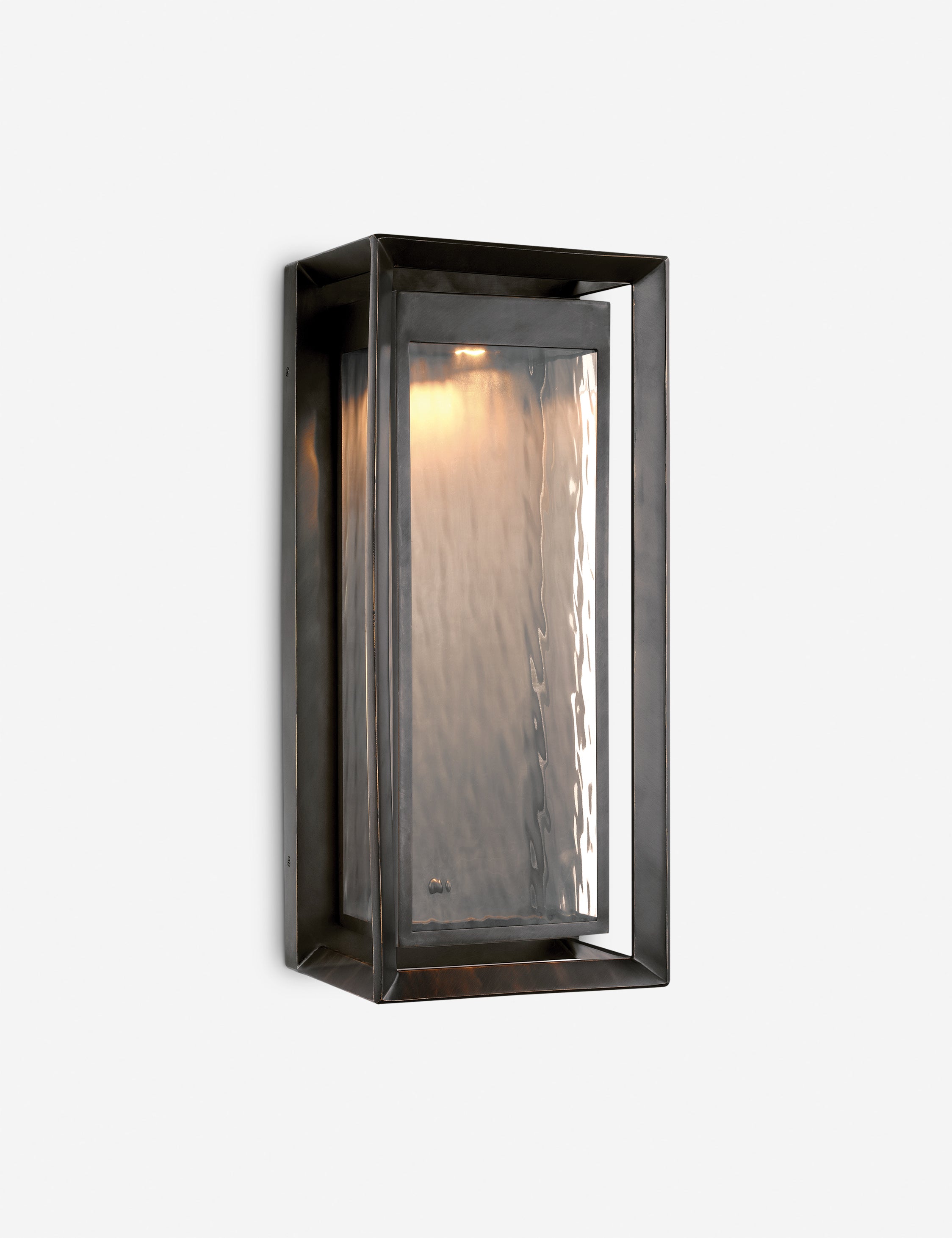 Faldo Outdoor Wall Sconce Light - Waterproof Exterior Lighting Fixture for Porch, Patio & Garden - Durable Weatherproof Outdoor Wall Lamp with Clear Glass Shade