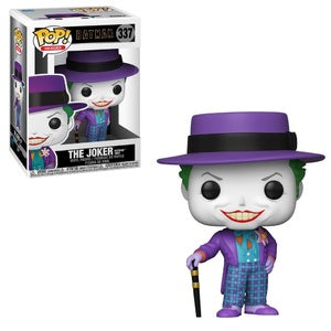 Batman 1989 The Joker Pop! Vinyl Figure Collectible Toy [337] - Perfect for DC Comics Fans, Movie Collectors, and Home Office Decor