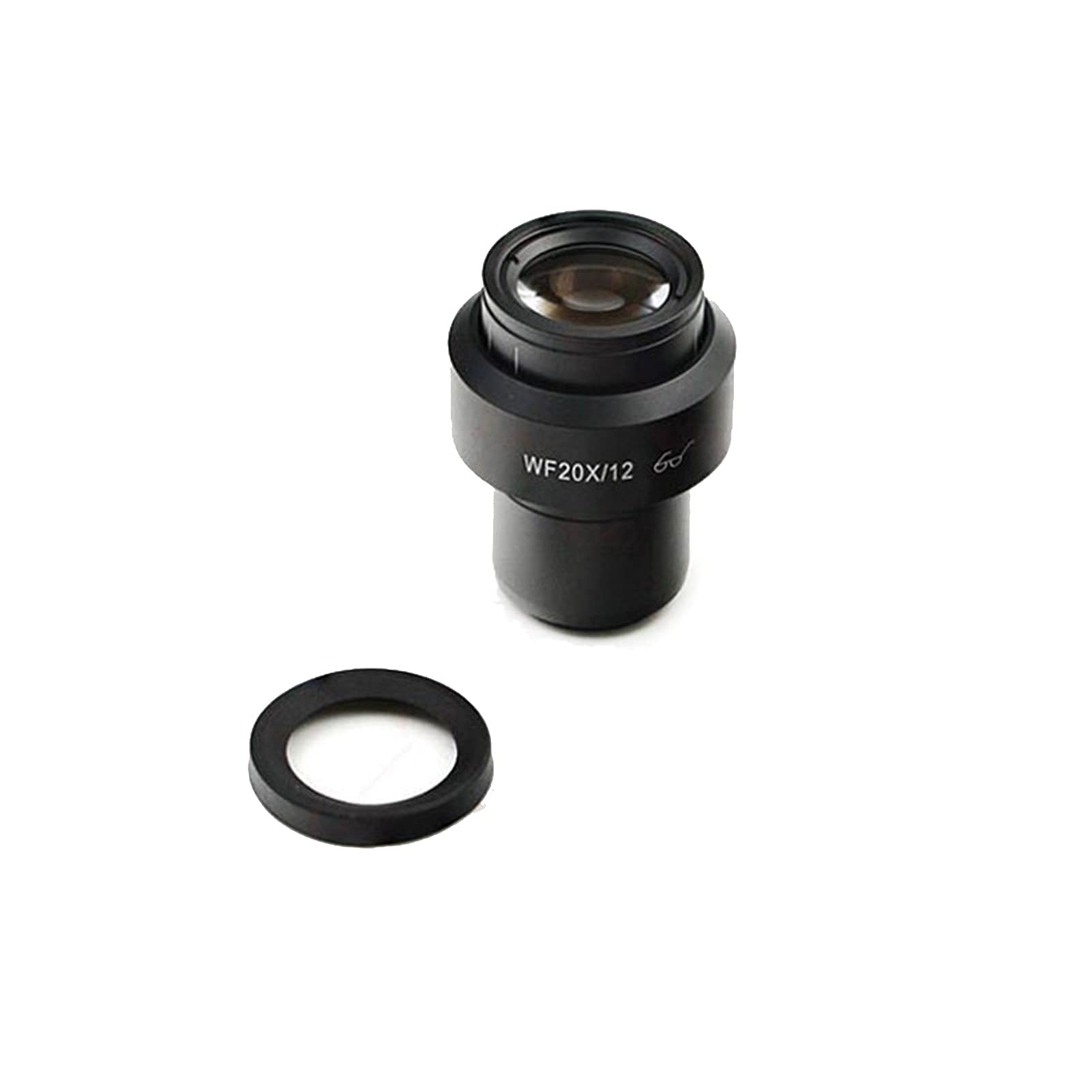 WF20X 12mm Microscope Eyepiece - 20X Wide Field High Eye Point Lens with 30mm Mount for Biological Microscopes | Perfect for Lab Research, Education & Scientific Observation