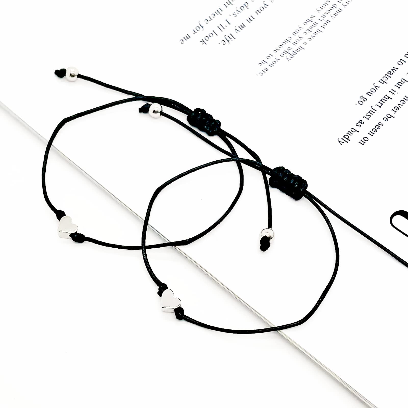 First Day of School Bracelets Set - Back to School Gift for Mom & Daughter - Matching Mommy and Me Heart Bracelets - Separation Anxiety Relief Jewelry - Perfect for School Transitions, Graduation Gifts & Mother-Daughter Bonding