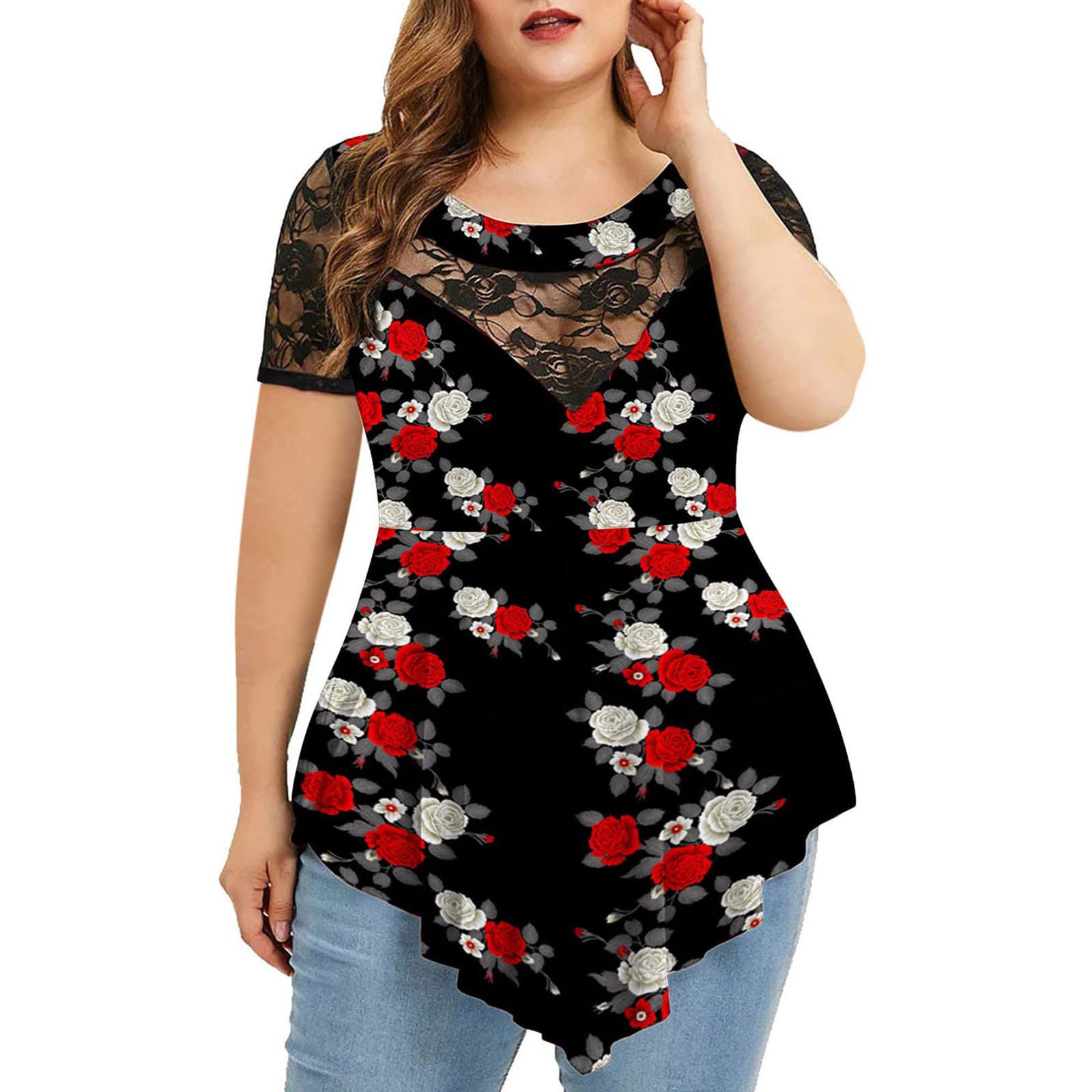 Women's Casual Square Neck Puff Sleeve T-Shirts - Loose Fit Athletic Tops for Dressy & Everyday Wear | Perfect for Workouts, Office & Weekend Outings
