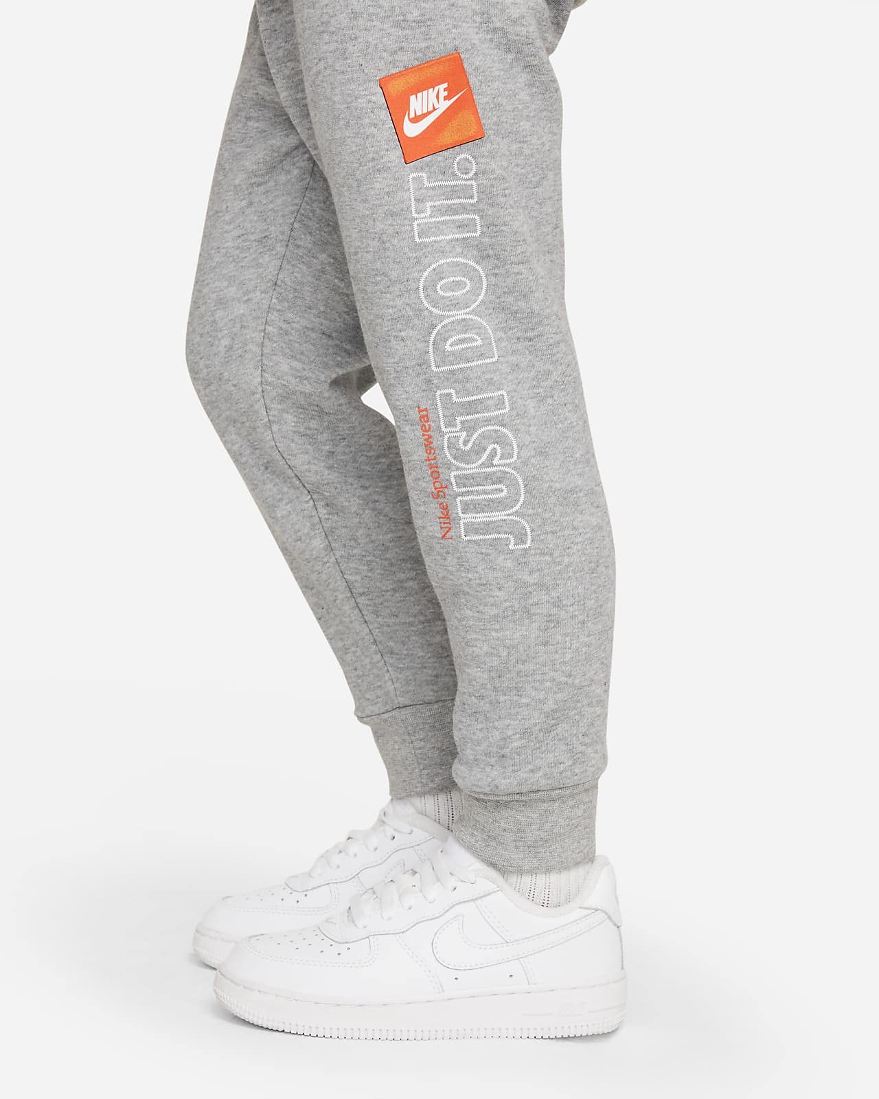 Nike Big Boys' Brushed Back Joggers - Athletic Fleece Pants for Teens, Extended Sizes (Medium Plus) - Perfect for School, Sports & Casual Wear