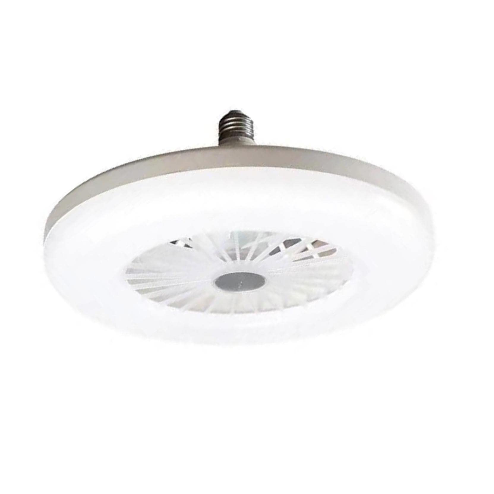 Modern Low Profile Ceiling Fan with LED Dimmable Light Kit & E27 Lamp Holder - Energy Efficient Indoor Ceiling Fan for Bedroom, Living Room & Home Office | Quiet Operation & Stylish Design