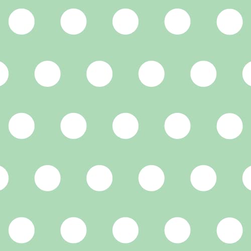 Mint Polka Dots
