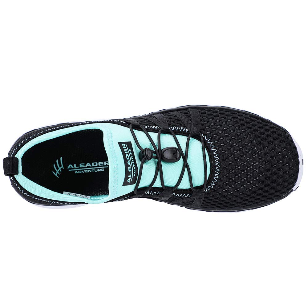 Aleader Women's Quick-Dry Mesh Slip-On Water Shoes for Beach, Pool, Aqua Yoga & Outdoor Activities