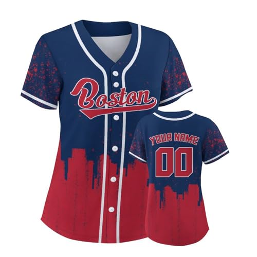 Navy Red Bos