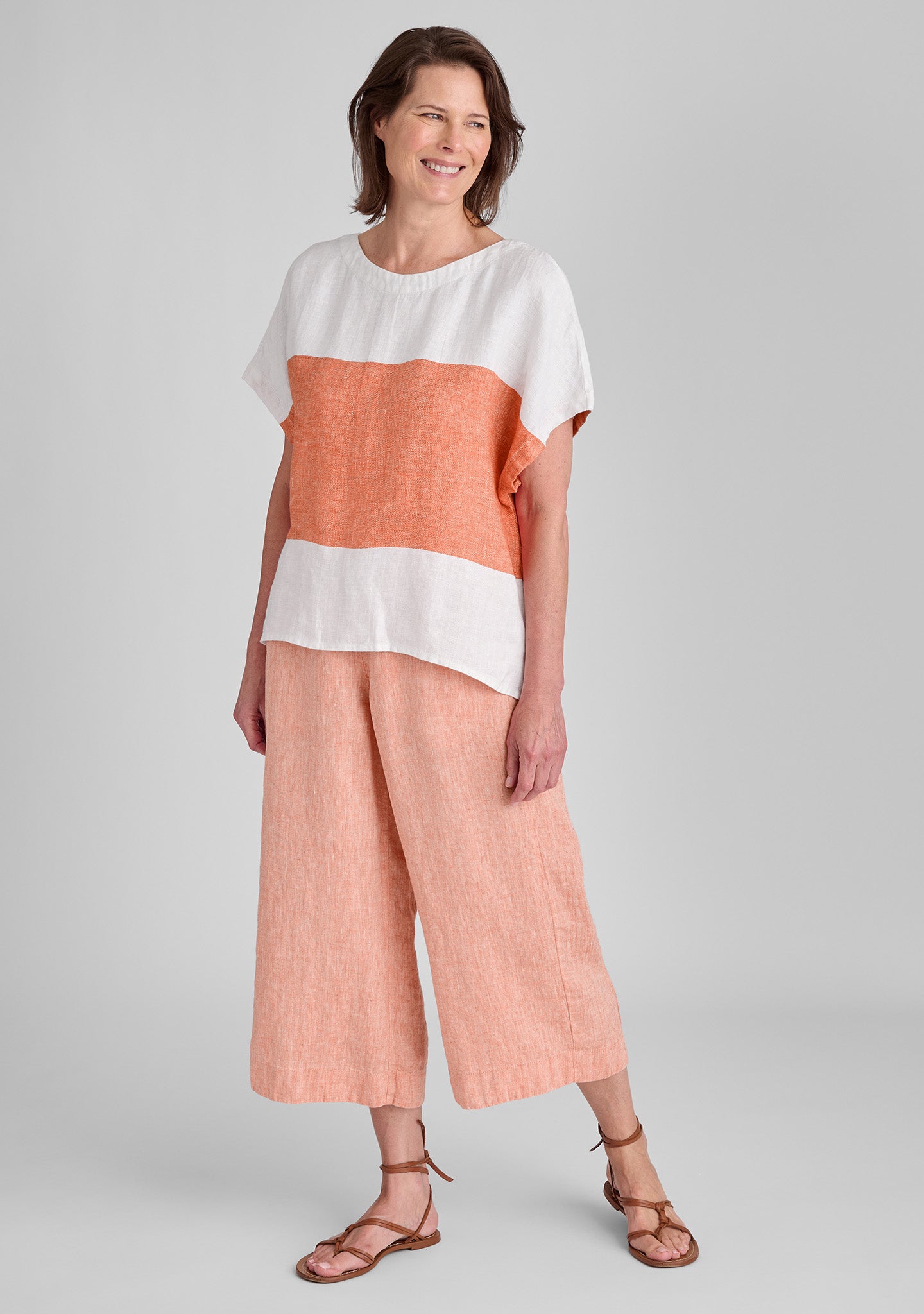 Stylish Back Slit Linen Shirt for Women - Breathable Summer Top with Elegant Design - Perfect for Casual Outings, Beach Trips, and Office Wear