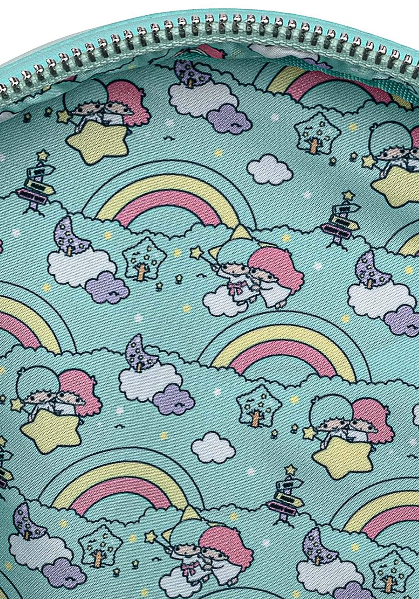 Loungefly Sanrio Little Twin Stars Two Stars on Cloud Women's Shoulder Bag - Cute Double Strap Purse for Anime Fans, Cosplay & Everyday Use