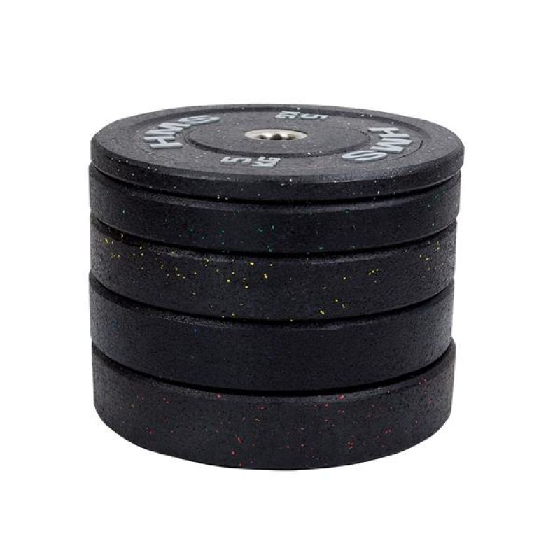 Olympic Weight Plates 15kg (33lbs) - Yellow Bumper Plates for CrossFit, Powerlifting & Home Gym Workouts | Durable Rubber Coating for Noise Reduction & Floor Protection