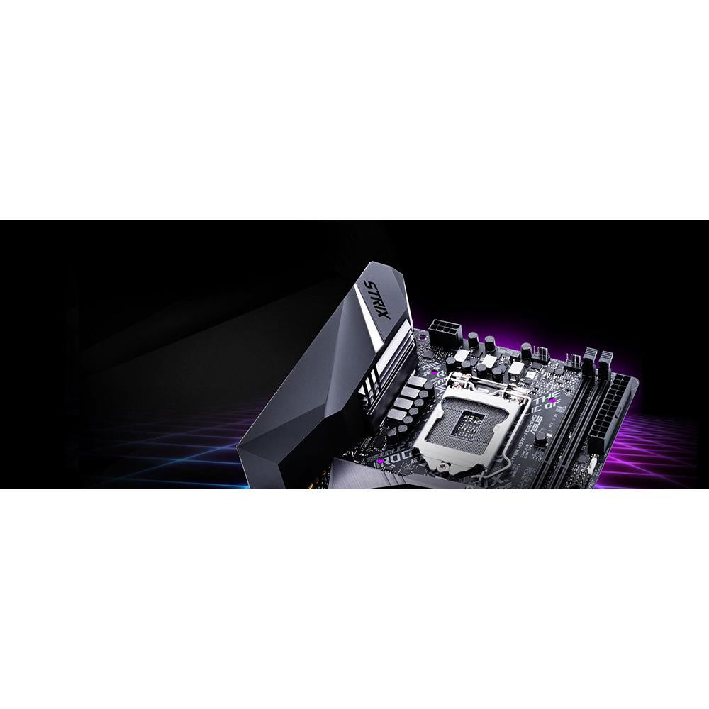 ASUS ROG STRIX H370-I Gaming Motherboard - LGA 1151 Socket, Mini-ITX Form Factor | Perfect for Compact Gaming PC Builds & High-Performance Systems