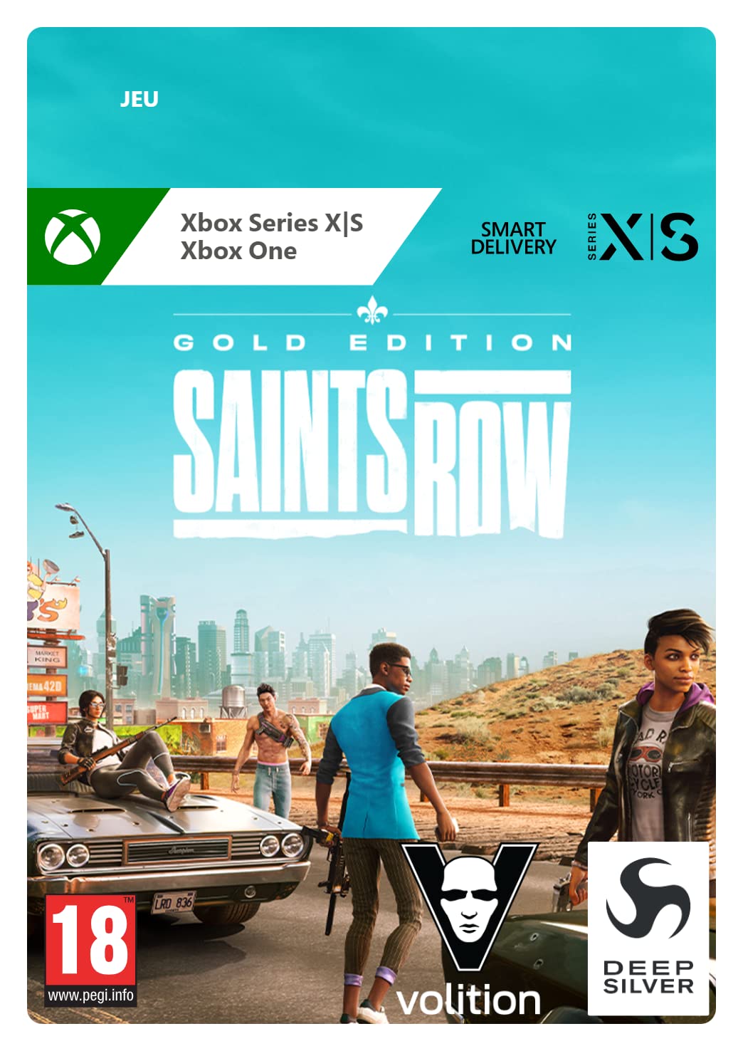 Saints Row Gold Edition - Xbox One & Series X|S Digital Download Code | Open-World Action Game for Ultimate Gaming Experience