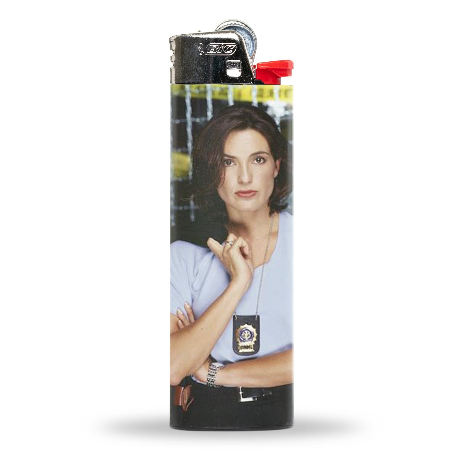 Olivia Benson SVU Collectible Lighter - Premium Metal Windproof Lighter for Fans, Camping, Hiking & Outdoor Adventures