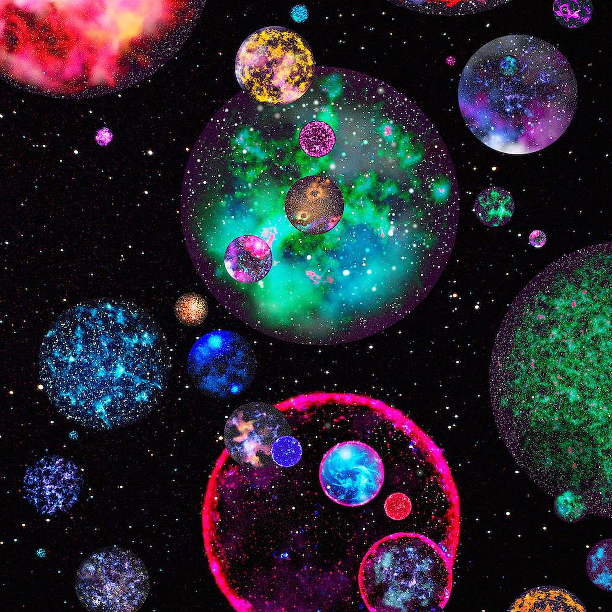 Multiple Universes 10-Inch Wall Clock - Stylish Decorative Clock for Living Room, Kitchen, Office & Dorm | Perfect Home Decor Gift for Space & Sci-Fi Lovers