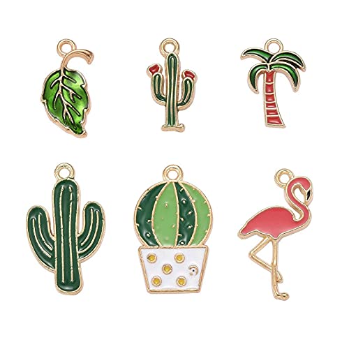 Green plants & Flamingo