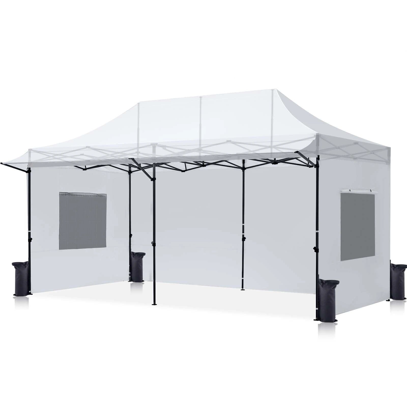 Heavy Duty Commercial Pop Up Canopy Tent - Waterproof Instant Shelter for Outdoor Events, Parties, Markets & Camping