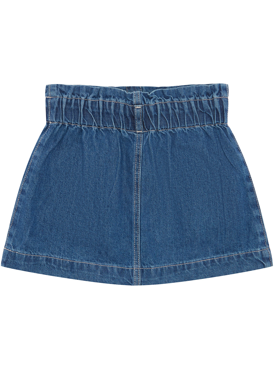 Blue Denim Mini Skirt for Women - Stretch Denim A-Line Skirt with Pockets | Size 2-7 | Perfect for Casual Outfits, Summer Fashion & Streetwear