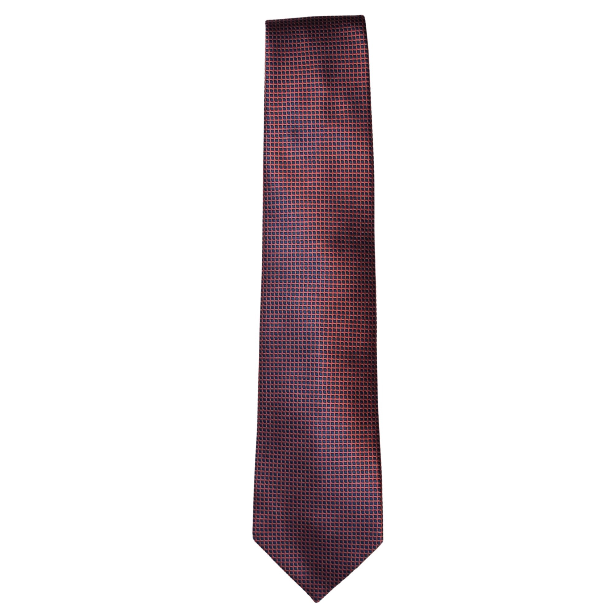 ZILLI Luxury Printed Silk Tie for Men - Blue & Purple Striped Design - Perfect for Business, Weddings & Formal Events
