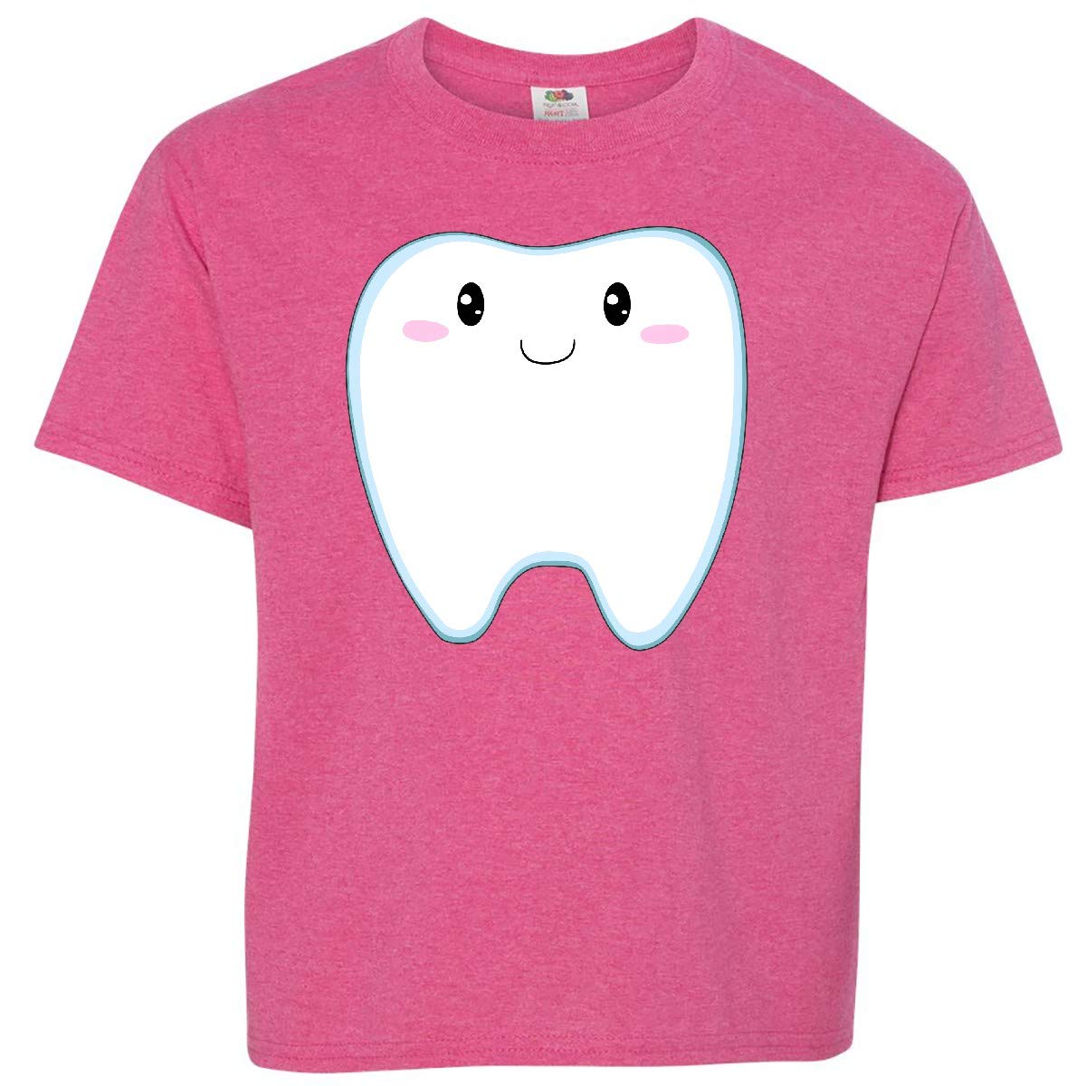 Inktastic Cute Tooth Design Youth T-Shirt - Fun Graphic Tee for Kids & Teens - Perfect for School, Casual Wear & Family Outings