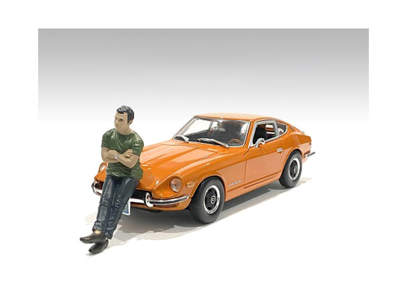 1/24 Scale Car Meet 2 Figurine Set - Detailed Miniature Figures for Model Cars by American Diorama - Perfect for Diorama Scenes, Car Displays & Collectors