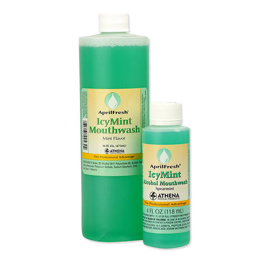 AprilFresh® IcyMint Low Alcohol Mouthwash (6.65%) - Fresh Breath Oral Rinse for Daily Use, Travel & Post-Meal Refreshment
