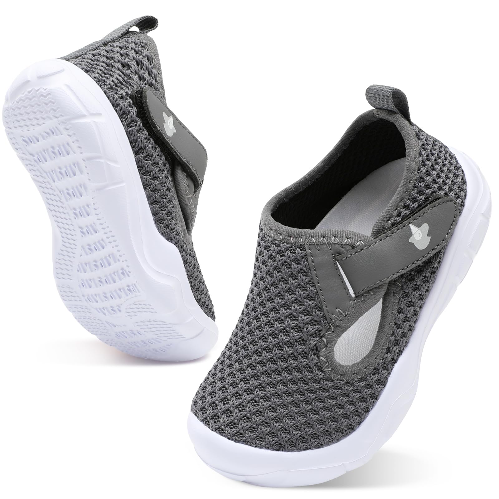 **LeIsfIt Toddler Barefoot Shoes for Boys & Girls - Wide Toe Box, Lightweight Slip-On Walking Shoes for Playground, Park & Everyday Comfort**
