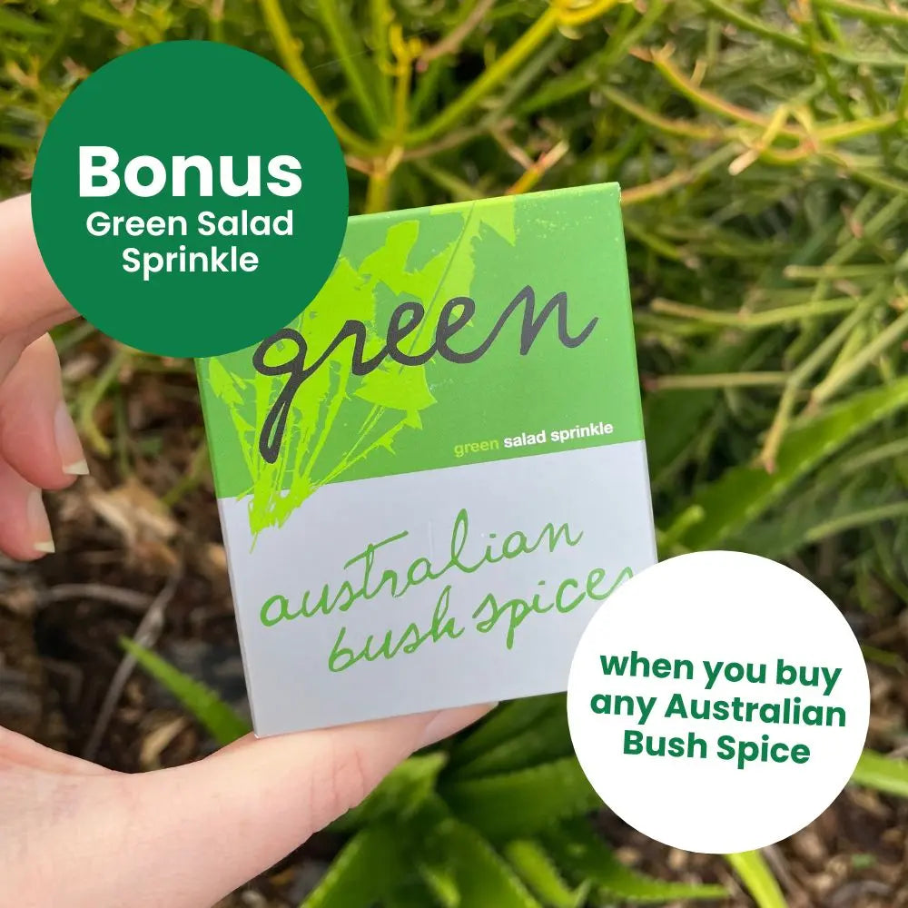 Buy Australian Bush Spices - Get Free 80g Green Salad Sprinkles ($14.95 Value) | Perfect for Seasoning, Cooking & Gourmet Gifts