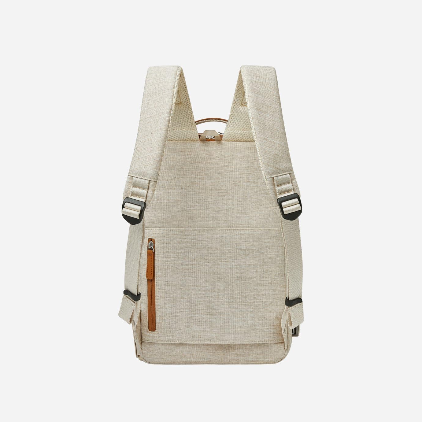 Nordace Siena Pro 13 Smart Backpack - 13.3 Inch Laptop Backpack for Men & Women, 15L Lightweight Travel Backpack for Work, School, Commuting & Everyday Use (Beige-Brown) | Durable & Water-Resistant Design for Business Trips & College Students