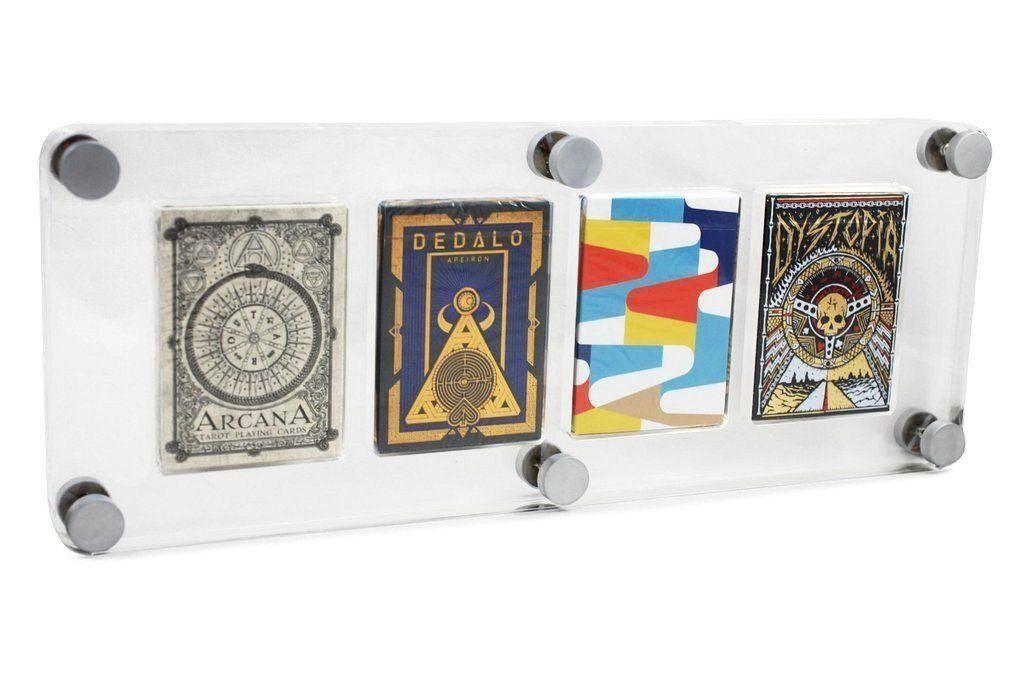 Premium Acrylic Deck Display Case - Perfect for Collectible Card Storage, Protection & Showcase | Ideal for MTG, Pokemon & Yu-Gi-Oh Cards | Home, Office & Gaming Store Display