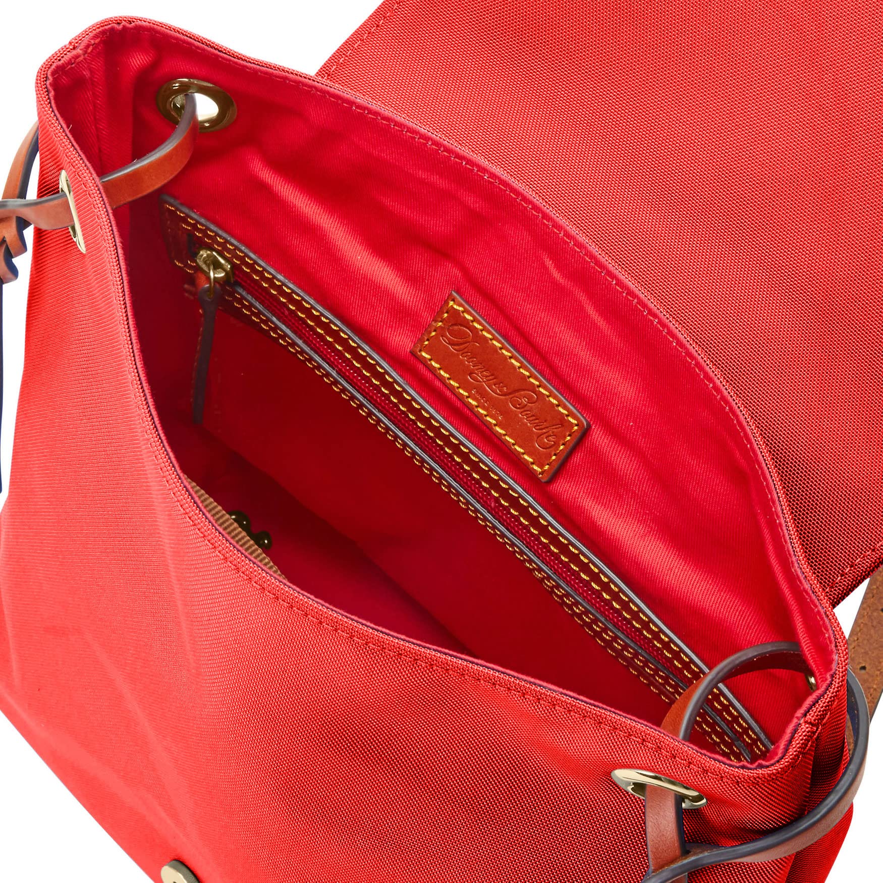 Dooney & Bourke Women's Small Nylon Flap Backpack Purse - Stylish Crossbody Handbag for Work, Travel & Everyday Use