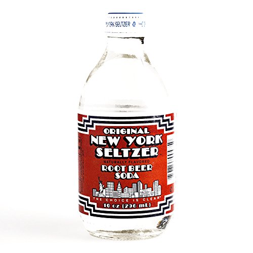 Original New York Seltzer Root Beer - 10 oz Cans (Pack of 3) - Refreshing Soda for Parties, BBQs & Summer Gatherings