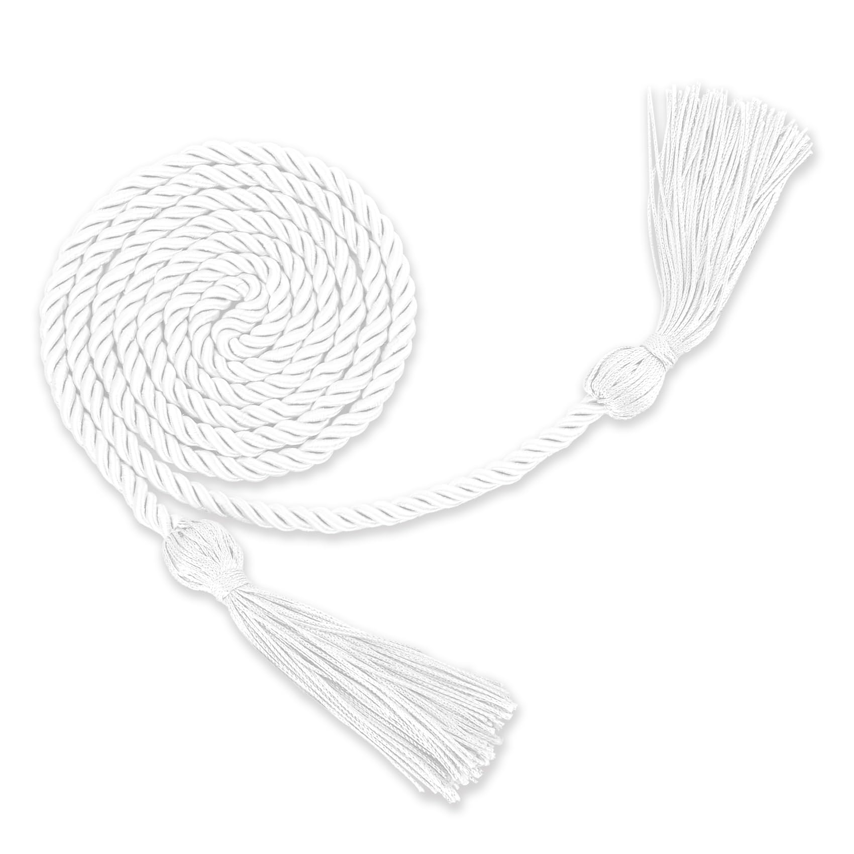 2025 Graduation White Braided Cord - 67