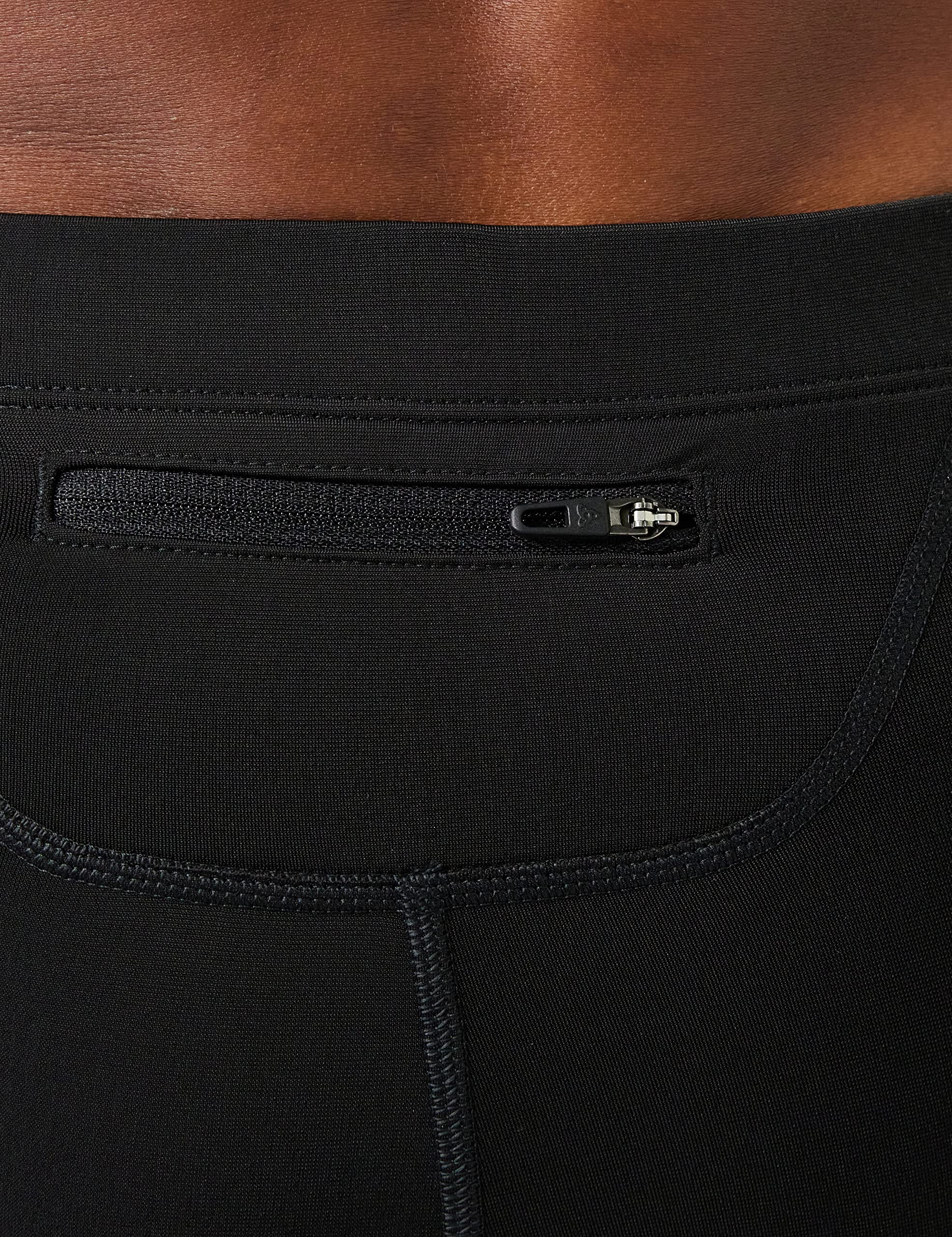 Odlo Men's Essential Warm Running Tights - Thermal Base Layer for Cold Weather Running, Cycling & Winter Sports