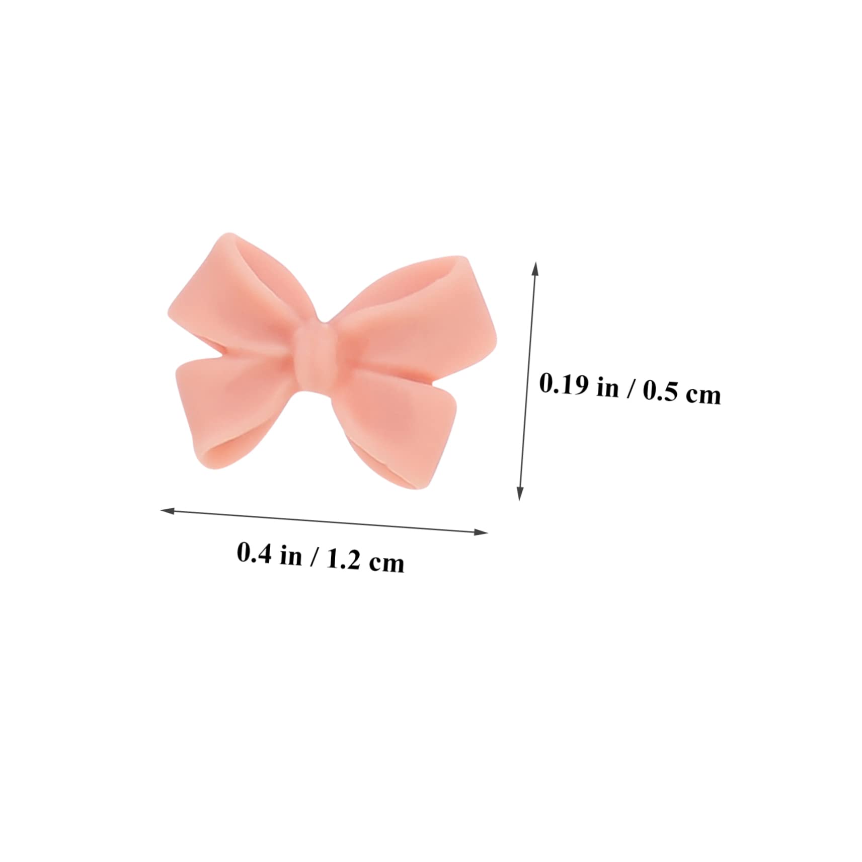 FOMIYES 100pcs Resin Nail Bows for Nail Art - Perfect for DIY Manicures & Nail Decoration