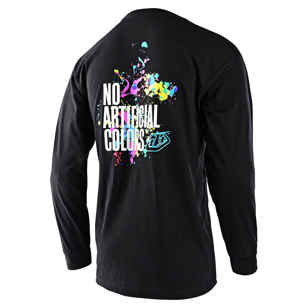 Premium Long Sleeve T-Shirt - 100% Cotton Soft Basic Tee - Black Solid Color (No Artificial Dyes) - Perfect for Casual Wear, Layering & Everyday Comfort