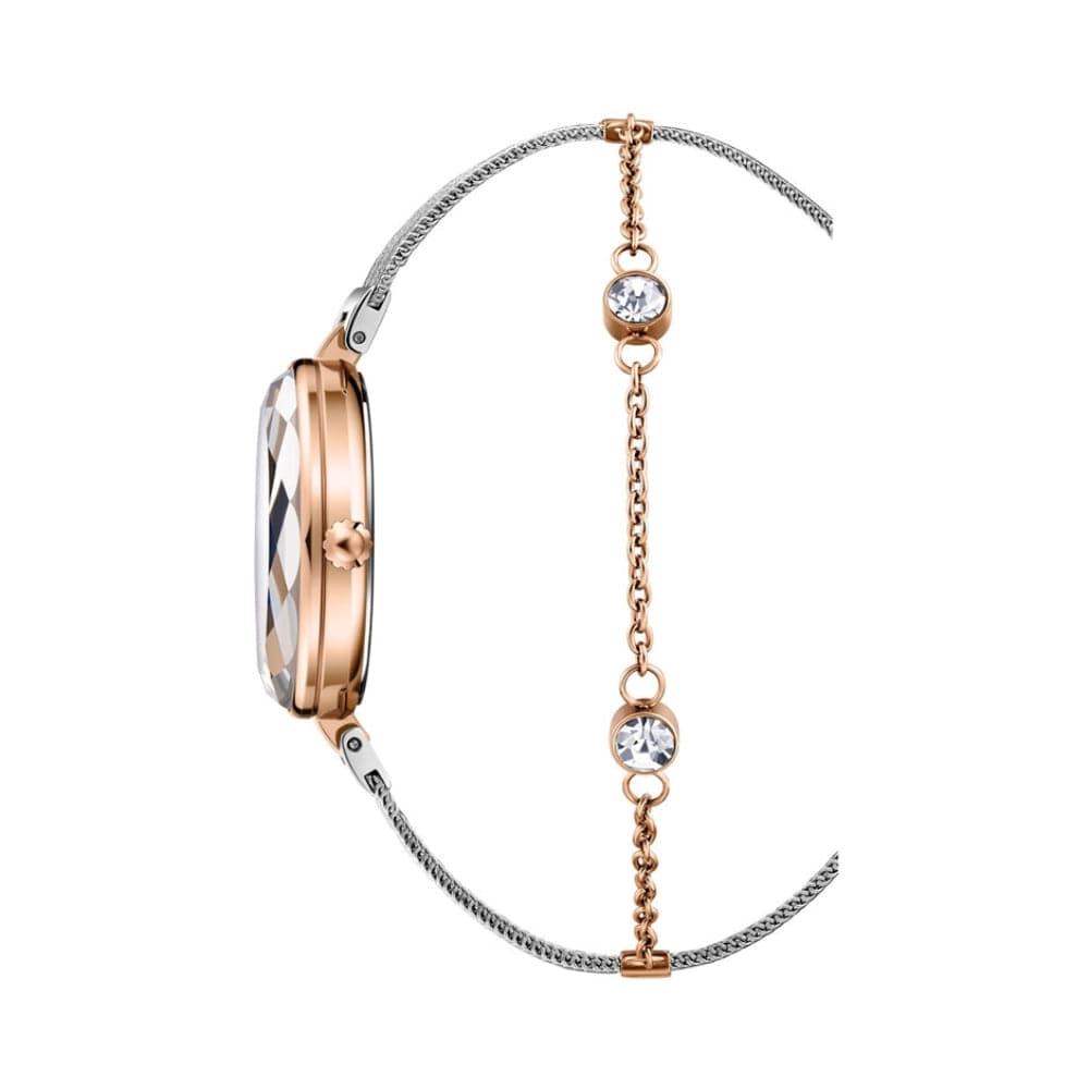 BCBGMAXAZRIA Women's Quartz Silver Mesh Watch BG50679002 - Stylish & Elegant Timepiece for Work, Parties & Everyday Wear