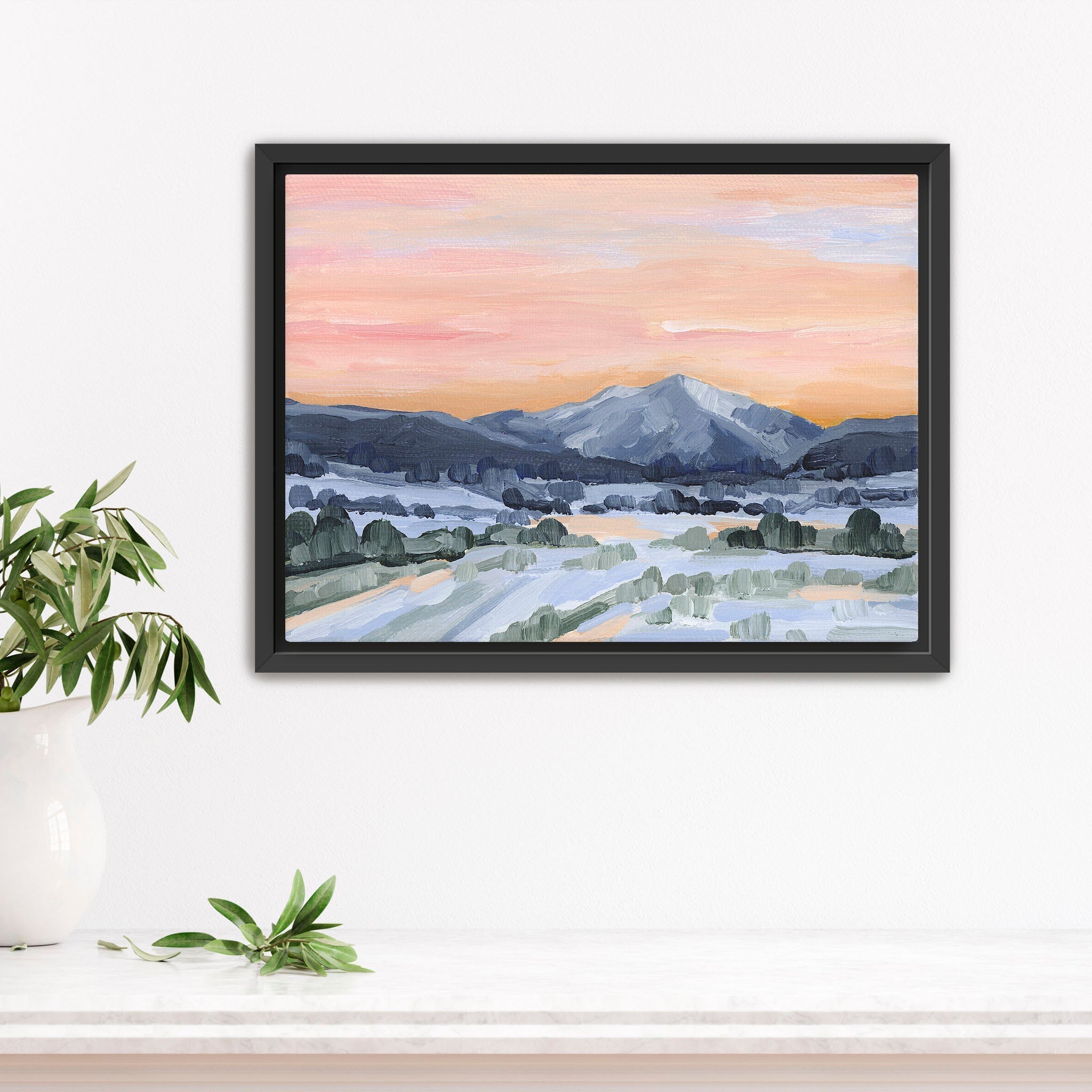 Beautiful Sunset Art Print - Wall Decor for Living Room, Bedroom & Office - Perfect for Home & Office Decor